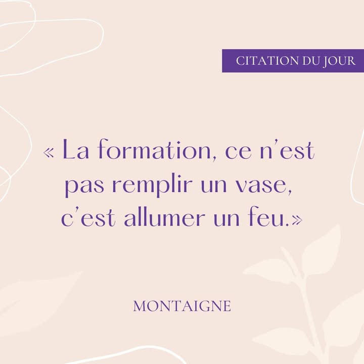 🐯 « La formation, ce...