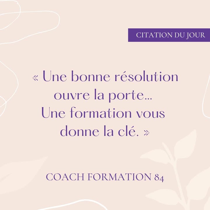 🐯✨🔑 « Une bonne résolution...