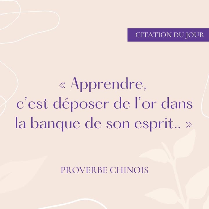 🐯✨ « Apprendre, c’est...