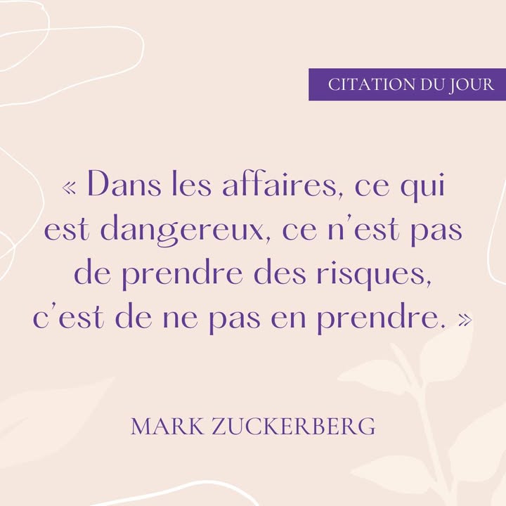 🐯💼 « Dans les affaires...