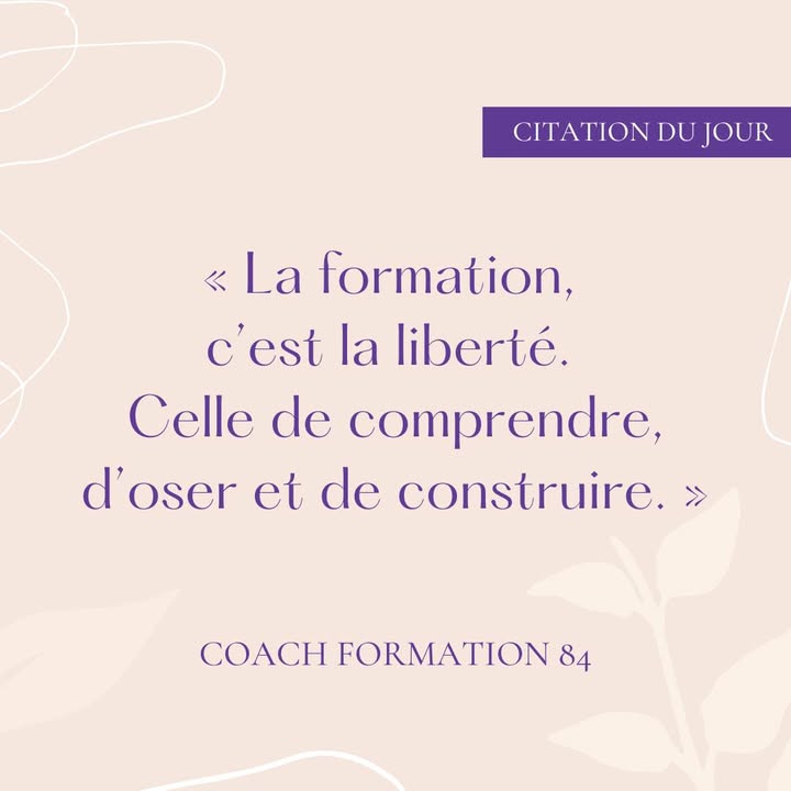 🐯✨ "La formation, c'est...